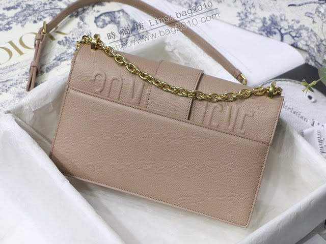 Dior女包 迪奧30 Montaigne鏈條豆沙粉蒙田包 Dior肩背斜挎包  dfk1852